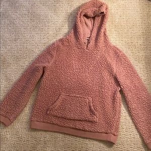 Dusty Pink Teddy Sweatshirt